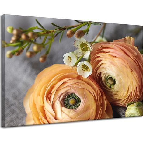 Leinwanddruck Botanik Blumen 120x80 cm