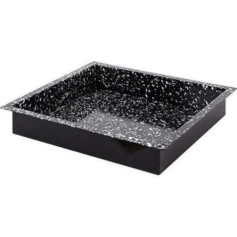 Plateau de four noir tacheté GN 2/3 H 2cm - Caterchef (1/2)