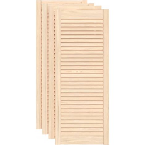 Maison Exclusive - Ante con Design a Lamelle 4 pz 99,3x39,4 cm in Legno di Pino