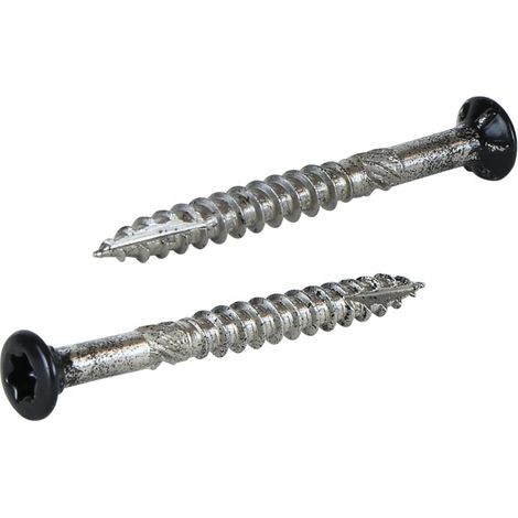 Vis à tête bombée - Radix - Noir - 4,0 x 40 mm RVS-410 (200 pièces)
