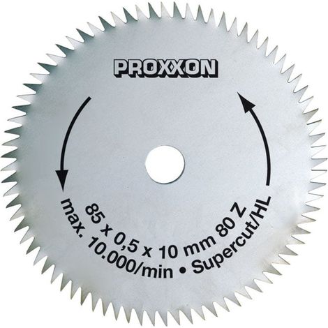 Lama Sega Circolare Super-Cut 85x1,2x10mm 80 Denti Proxxon