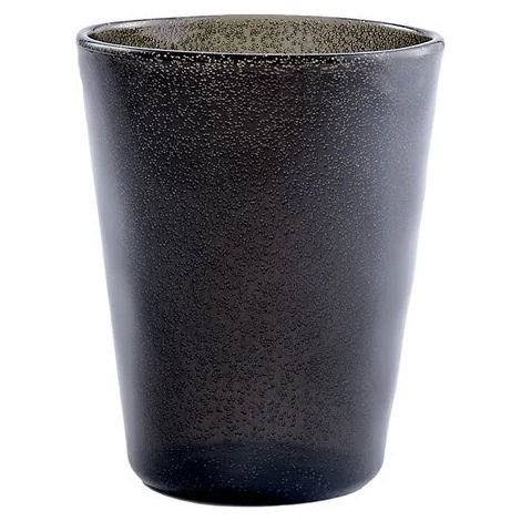 Zani Serafino Memento Synth Bicchiere da Acqua in Metacrilato Nero 33 cl