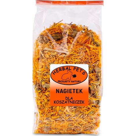 Caléndula para degús 100 g de hierbas secas para complementar la dieta de los roedores. (1/2)