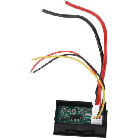 Voltmètre Ampèremètre Numérique DC 0-100V 50A avec Affichage LED Rouge Bleu Double (1/5)