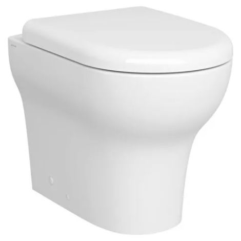 Vaso a pavimento filo muro smoothflush bianco 52 cm zentrum neo vitra 7785b003‑0075 (1/3)