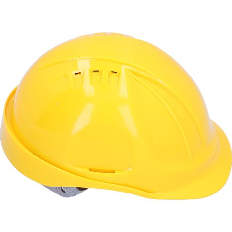 Casque de chantier respirant en ABS réglable anti-écrasement protection de tête pour chantiers (1/5)