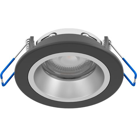 Spot encastrable, Ø 8,7 cm, plafond salle de bain dimmable (1/5)