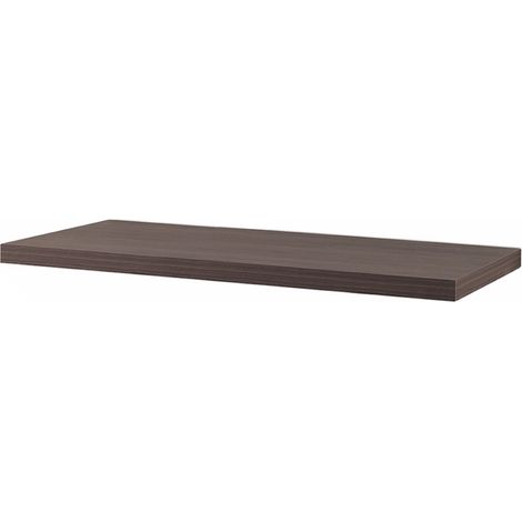 Mensolone sospeso 100 cm per lavabo bagno NINFA in legno Olmo Caffe' (1/2)