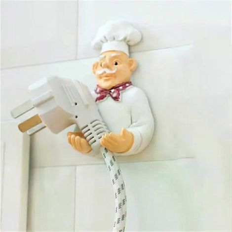 Organisateur de prises de cuisine - crochet porte-clés, peut suspendre divers accessoires (1/4)