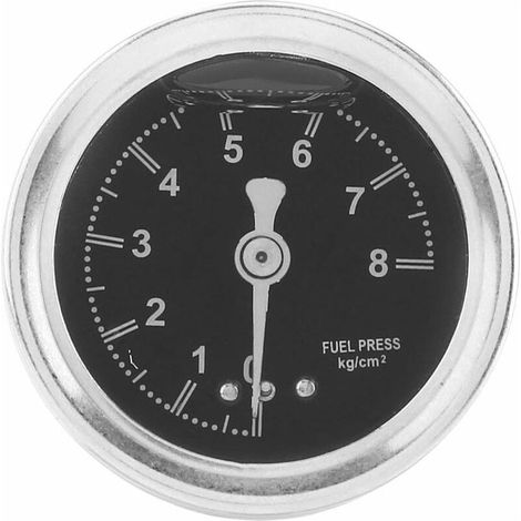 Régulateur de Pression de Carburant Réglable en Alliage d'Aluminium Universel FPR avec Jauge de Pression de Carburant pour Voiture Auto(Red) (1/4)