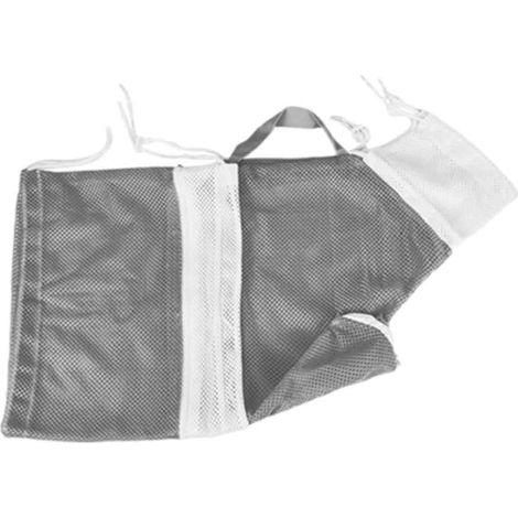 1 Sac de bain pour chat, maille respirante, fermeture éclair et cordon, anti-griffures, pour toilette et soins (1/5)