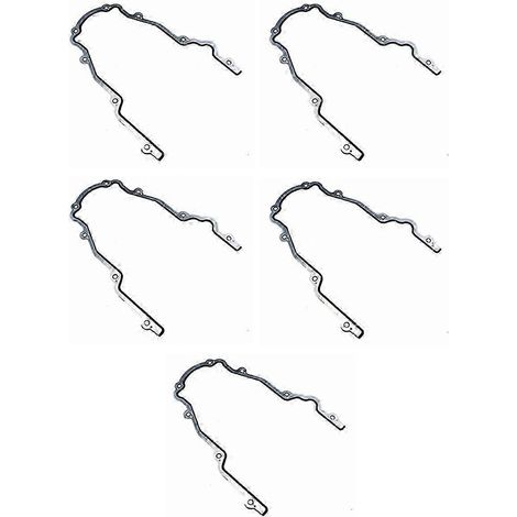 Joint de couvercle de distribution (5 pièces) - Joint d'étanchéité de vilebrequin 12633904, 12574294, 12558013 pour Chevrolet, Cadillac, Buick et Humminbus (1/5)