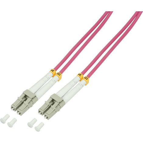 LogiLink Glasfaser Patchkabel OM4 50/125 LC-LC 3,0m (FP4LC03)