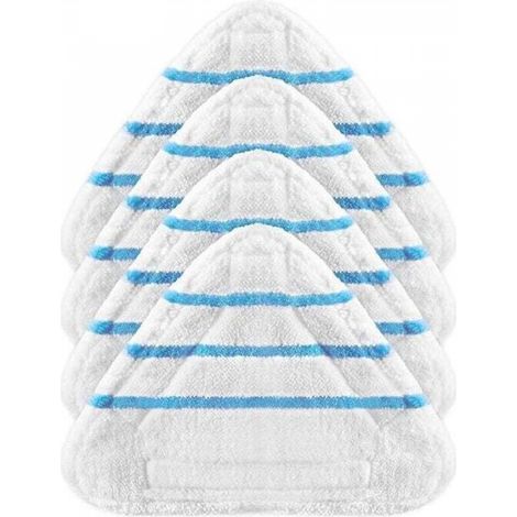 4 Housses Lingettes pour Balai Vapeur Silvercrest Lidl Universel Accessoires pour Nettoyeurs Vapeur (1/5)
