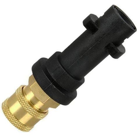 Adaptateur de pistolet pour nettoyeur haute pression avec raccord femelle 1/4‘’ à connexion rapide Compatible avec Karcher/Kärcher série K K2, K3, K4, K5, K6, K7 nettoyeurs haute pression (1/4)
