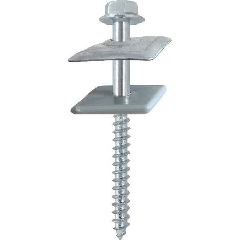 Vite Mordente Zincata per Legno Te con Rondella mm. 6X 80 (1/3)