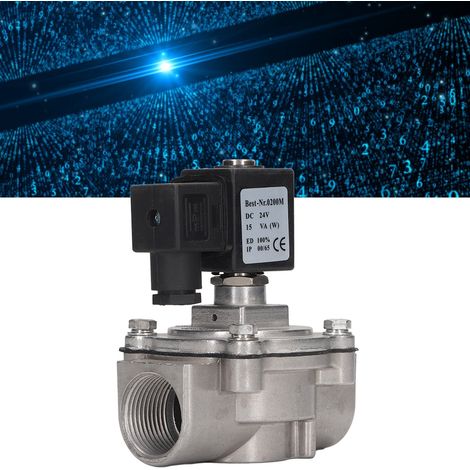 Électrovanne à impulsions à passage direct de 30,29 mm, électrovanne à impulsions à double extrémité DC24V. (1/5)
