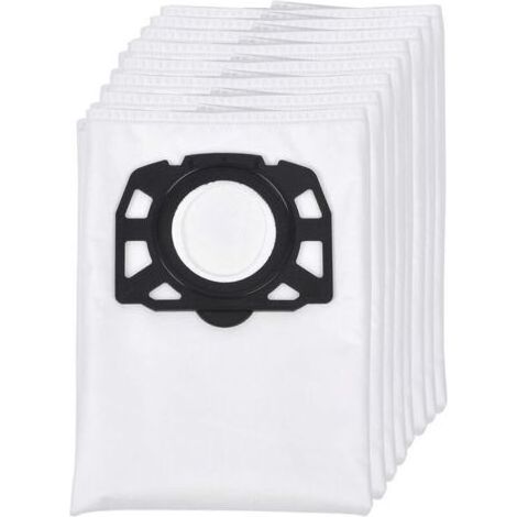Lot de 8 sacs filtrants en non-tissé de rechange pour aspirateur eau et poussière Kärcher WD4 WD5/Premium/MV4/MK5/MV6 (1/4)