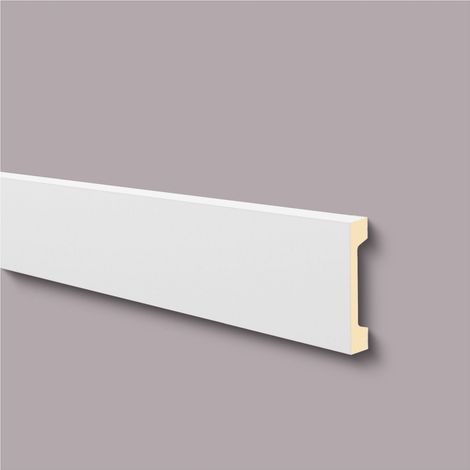 Alfeizar de ventana NMC MA20 DOMOSTYL Noel Marquet Moldura de fachada Marco para ventanas Perfil de fachada diseño moderno blanco 2 m (1/3)