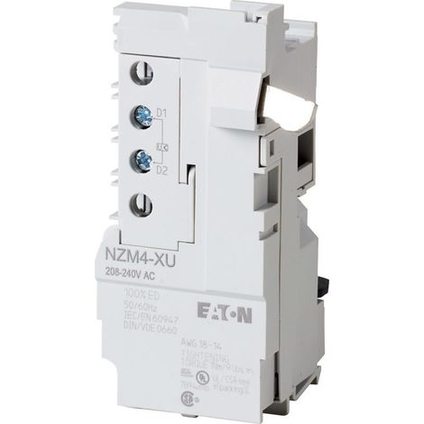 Unterspannungsauslöser Eaton nzm4-xu208-240ac 208-240 V AC Schraubanschluss