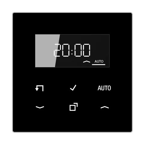 Jung LB-Management Timer-Display, Serie LS, negro LS 1750 D SW