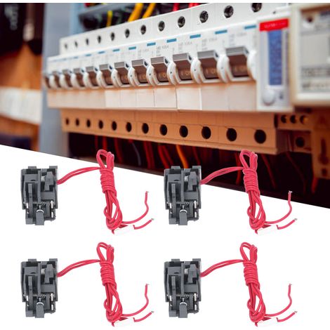 Quatre unités de déclenchement shunt MX-160 sont vendues par unité, avec AC230V installé sur le côté gauche.