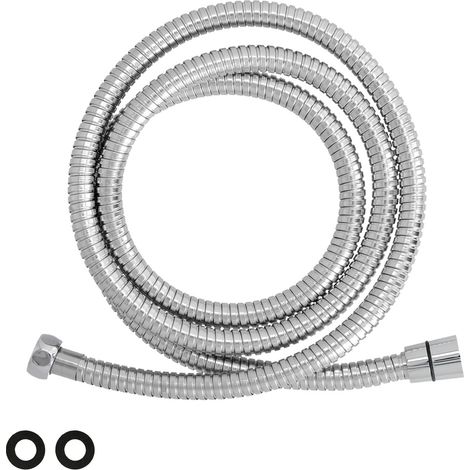 Tuyau de douche en acier inoxydable extensible de 1,7 à 2,0 mètres, accessoires en laiton (1/5)