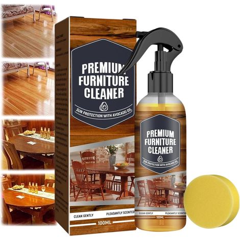 Floorevive pour le bois,Fibosara Beeswax Spray Cleaner,Spray cire d'abeille pour le bois,cire d'abeille pour polissage et nettoyage des meubles,spray de polissage pour bois,éclat et élimine rayures