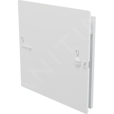 Alcadrain Accessoires - Porte de salle de bains 15x15 cm, blanche AVD001 (1/2)