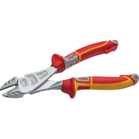 NWS 137-49-VDE-180 VDE Pince coupante diagonale à forte démultiplication 180 mm (1/3)