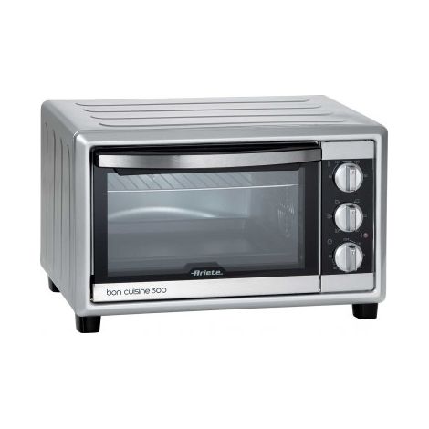 Ariete 985 Forno Elettrico Ventilato 30 litri - Bon Cuisine 300 - Doppio vetro - Temperatura max 230° - 1500 Watt - 6 posizioni cottura - Timer 60’ (1/5)