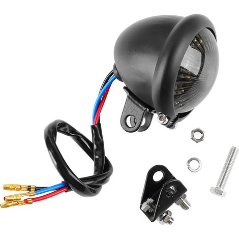 Feu arrière LED moto accessoire éclairage stop feu stop économie d'énergie feu de freinage arrière (1/5)