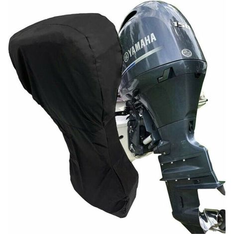 Bootsmotorabdeckung, Außenbordmotorabdeckung aus robustem 420D-Oxford-Gewebe