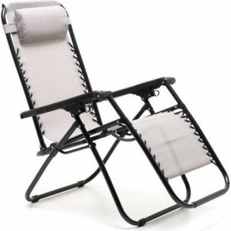 Sdraio mod. Spring reclinabile grigia M0700-03 gravity 65x90xH111 cm.