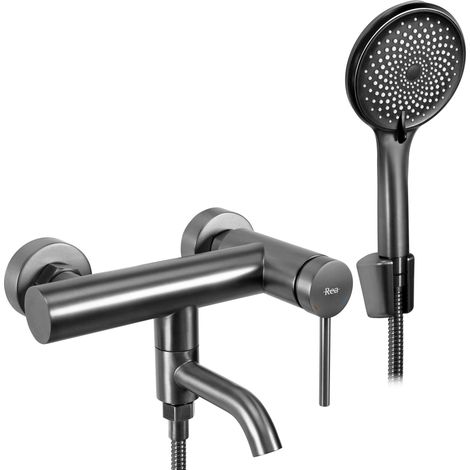 Rubinetto Da Vasca Rea Clif Titanium Js-702303Gg