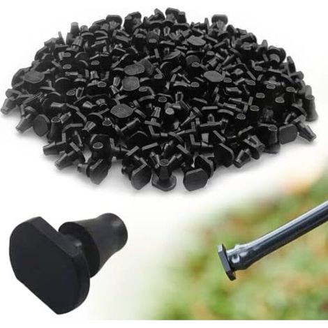 Lot de 200 Bouchons d'irrigation Goutte à avec Fermeture 4/7 pour Irrigation Jardin et pelouse - (1/5)