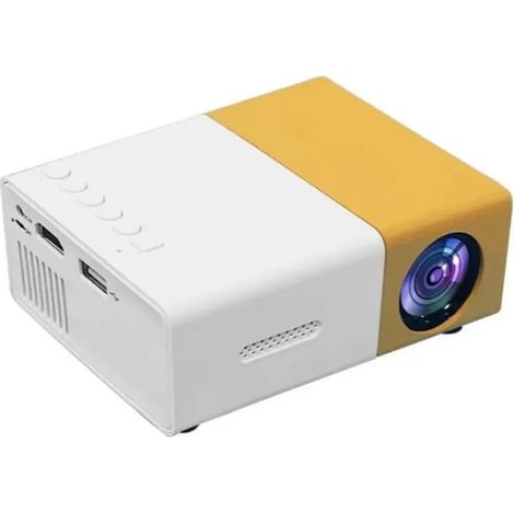 Filiyano – Projecteur laser portable YG300-Mini, Home Cinéma, Smart TV, Cinéma 3D, LED, Ginger, 4 K, 1080p, Film via port HD (1/4)