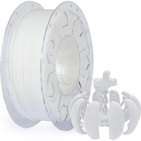 Creality Ender-PLA Filament für Ender-Serie, CR-Serie und alle FDM Creality 3D-Drucker. Glatter Materialfluss, hochweiß.