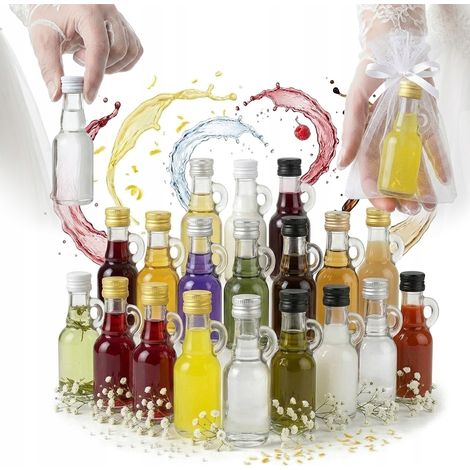 50 Gallonenflaschen à 40 ml als Gastgeschenk für Hochzeitsgäste (1/5)