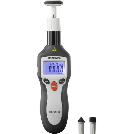 [GEBRAUCHT] B-Ware VOLTCRAFT DT-30LK Drehzahl- und Wegstreckenmessgerät 2-200000 U/min LCD (1/2)
