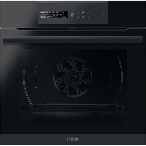 Haier I-Message Series 6 HWO60SM6B9BH Forno 70 L Pirolitico Idrolitico Nero (1/5)
