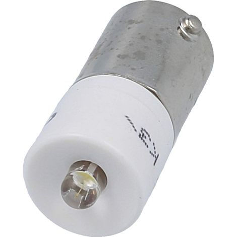 Georg Schlegel Leuchtdiode für BA9s Fassung ultrahell 230V weiß mit Einweggleichrichter BA9s - 1 Stück