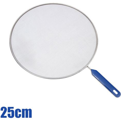 Ecran Anti-Éclaboussure - Couvercle Filet Huile Pour Poêle - Acier Inoxydable - 21 cm 25 cm 29 cm 33 cm - Cuisine Friture (1/5)