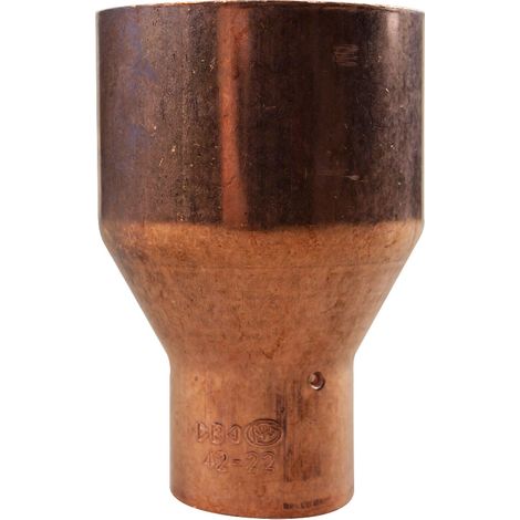 Raccord cuivre réduit à souder - Femelle - diamètre 42 - 22 mm (1/2)