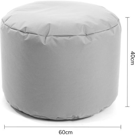 [GEBRAUCHT] B-Ware Mokebo Outdoor Pouf O. Hocker 60x40cm In Grau Für Balkon & Garten 'Der Ruhepouf'