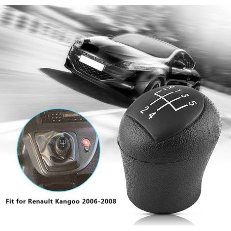 Pommeau de Changement de Vitesses Renault Kangoo 2006-2008 - 5 Vitesses, Plastique Haute Qualité (1/5)