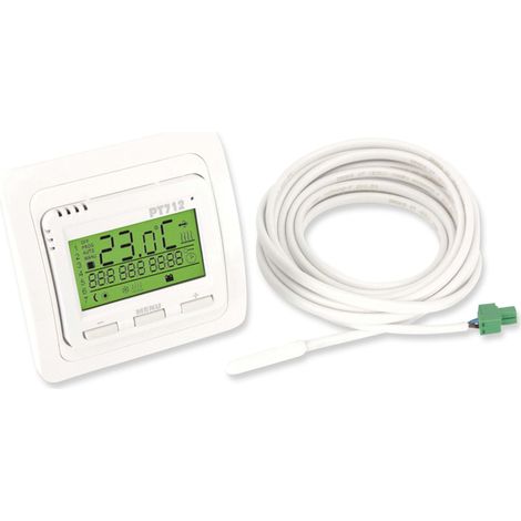 Digitales Raumthermostat mit Raum- und Bodenfühler (1/3)