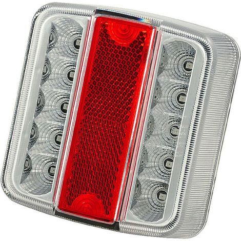 4-Funktionen-LED-Laterne (rot und weiß) - 4-Funktionen-LED-Laterne (rot und weiß) - 4-Funktionen-LED-Laterne (rot und weiß) (1/2)