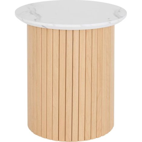 Table d'Appoint Design "Homelya" 50cm Naturel (1/3)