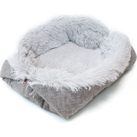 Lit pour chat Lits pour chat lavables pour chats d'intérieur Lit pour animal de compagnie Design innovant Réchauffement sûr Surface de couchage confortable Convient à toutes les saisons L'espace confo (1/5)